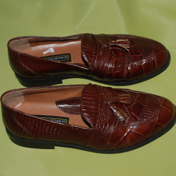 Stacy Adams Mens Santana Snakeskin Tassle Loafer 23121-03 Size 7.5 main image 10